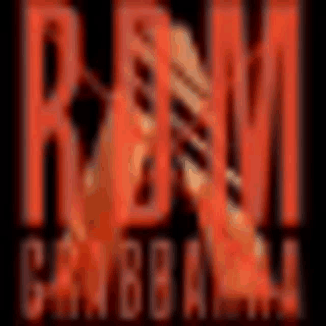a blurred image of the word ram on a black background ..