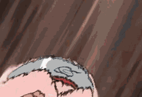 a cartoon of a girl with pink hair says hell yeah