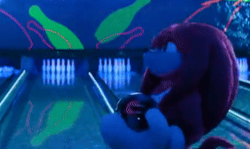 Knuckles Tv Show Bowling GIF - Knuckles Tv Show Bowling Bowling Strike GIFs