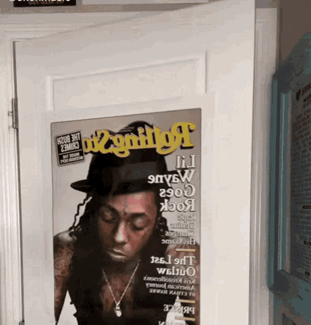 a picture of lil wayne is on the cover of rolling stone magazine