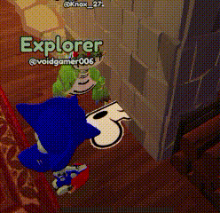 a screenshot of a video game with the name explorer on the bottom