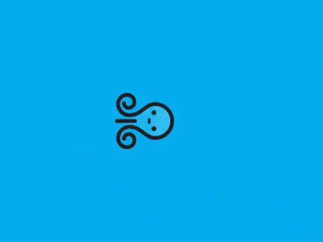 Just Keep Swimming Blue Octopus GIF - Blue Octopus Swimming GIFs