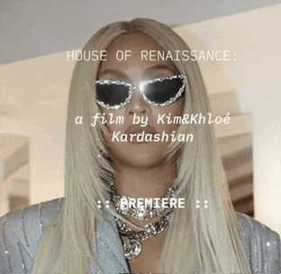 a poster for house of renaissance a film by kim & khloe kardashian premiere
