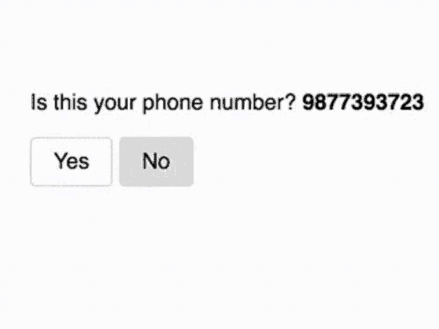 Is This Your Phone Number Yes Or No GIF - Is This Your Phone Number Phone Number Number GIFs