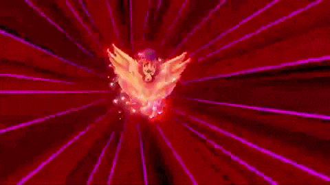 a sonic the hedgehog is flying through a red and purple tunnel in a video game .