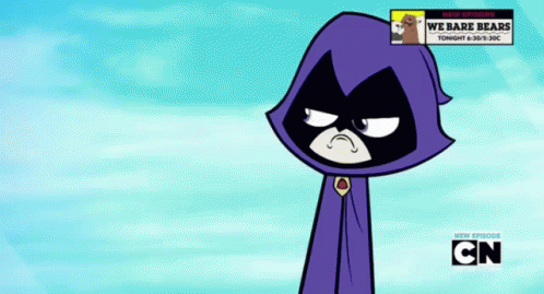 Teen Titans Go Raven GIF - Teen Titans Go Raven Frown GIFs