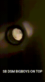 a peephole with the words sb dsm bigboys on top on the bottom