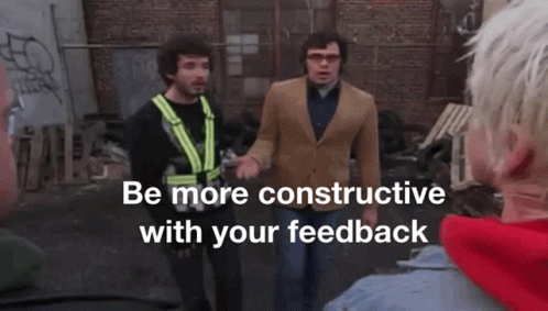 Be More Constructive With Your Feedback Flight Of The Concords GIF - Be More Constructive With Your Feedback Flight Of The Concords Confront GIFs