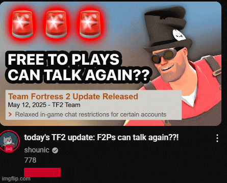 an advertisement for team fortress 2 shows a man wearing a top hat and sunglasses