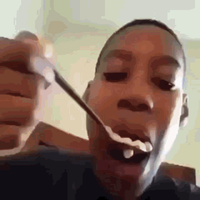 Black Eating GIF - Black Eating Cereal GIFs