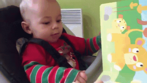 Baby Hears A Lion For The First Time GIF - Baby Lion Roar Baby GIFs