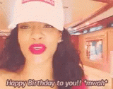 Rihanna Happy Birthday GIF - Rihanna Happy Birthday GIFs