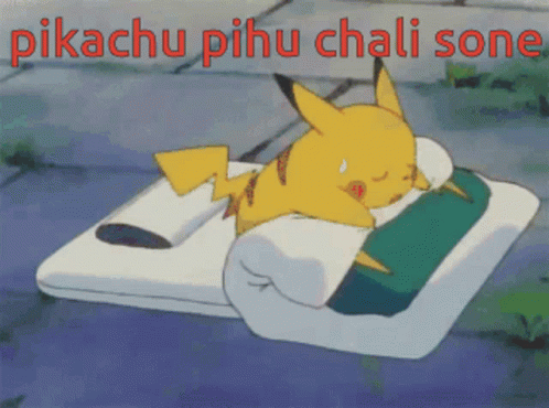 Pikachu Pihu Pikachu Pihu Sleep GIF - Pikachu Pihu Pikachu Pihu Sleep GIFs
