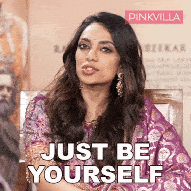 Just Be Yourself Sobhita Dhulipala GIF - Just Be Yourself Sobhita Dhulipala Pinkvilla GIFs