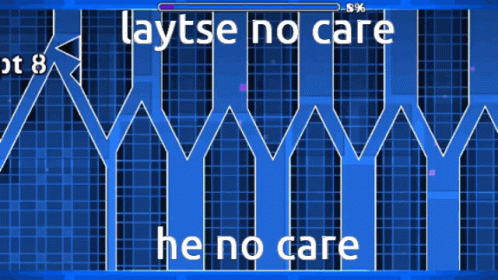 Laytse Geometry Dash GIF - Laytse Geometry Dash Laytse No Care GIFs