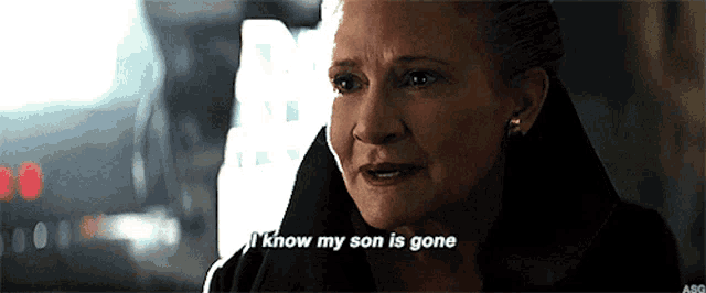 a woman is crying and saying i know my son is gone .