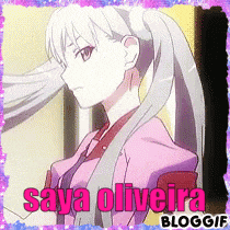 a picture of a girl with the name saya oliveira on the bottom