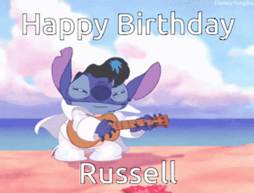 Stitch Birthday GIF - Stitch Birthday Russell GIFs