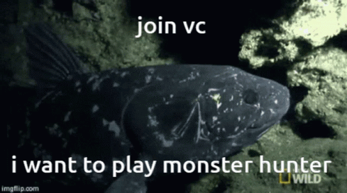 Fish Vc Monster Hunter GIF - Fish Vc Monster Hunter Join Vc GIFs