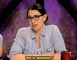 Critical Role Laura Bailey GIF - Critical Role Laura Bailey Youre Welcome GIFs