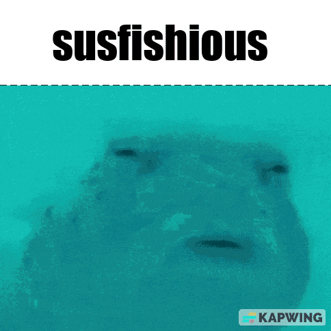 a picture of a fish with the word susfishious on the bottom