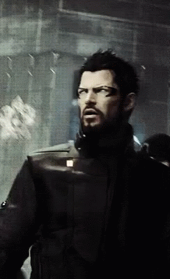 Deus Ex Adam Jensen GIF - Deus Ex Adam Jensen Looking GIFs