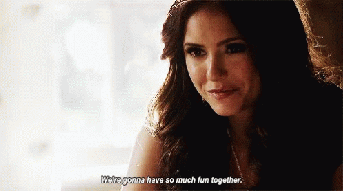 So Much Fun Together Katherine Pierce GIF - So Much Fun Together Katherine Pierce Nina Dobrev GIFs