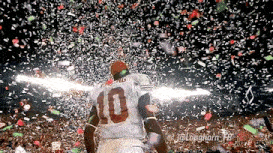 a football player with the number 10 on their jersey