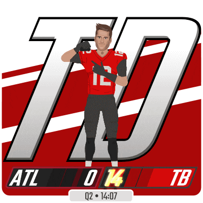 a football player with the number 12 on his shirt