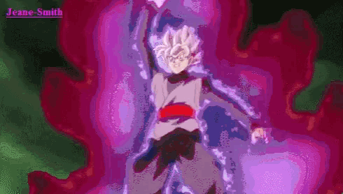 a pixel art of a person standing in a dark room with purple smoke coming out of them .