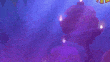 a cartoon character wearing a top hat and glasses rides a crescent moon