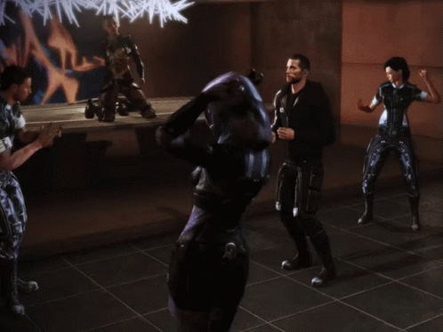 Mass Effect Tali GIF - Mass Effect Tali Dance GIFs