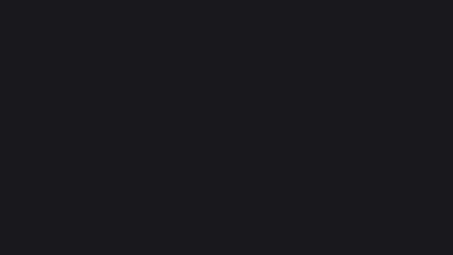 a black circle on a white background looks like a sheep 's head