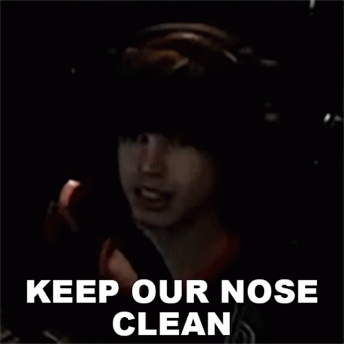 Keep Our Nose Clean Casey Kirwan GIF - Keep Our Nose Clean Casey Kirwan Stay Out Of Trouble GIFs
