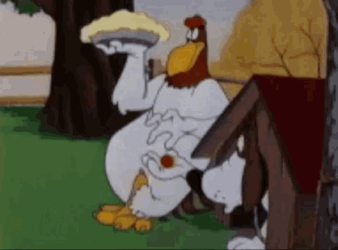Looney Tunes Pie To The Face GIF - Looney Tunes Pie To The Face Foghorn GIFs