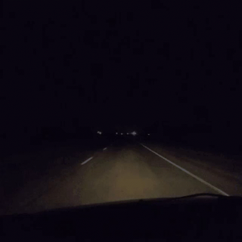 A Road At Night GIF - A Road At Night GIFs