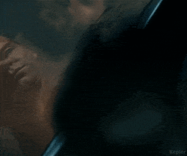 a close up of a man 's face with the word kepler in the bottom right corner