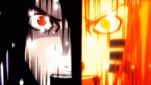 Naruto Sasuke Half Face Naruto GIF - Naruto Sasuke Half Face Naruto Shouting GIFs