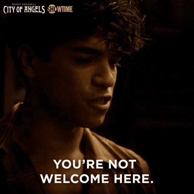 penny dreadful city of angels showtime poster with a man