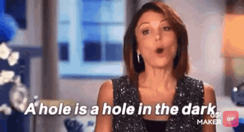 Bethenny Housewives GIF - Bethenny Housewives Hole GIFs