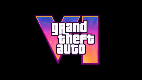 a logo for grand theft auto vi is shown