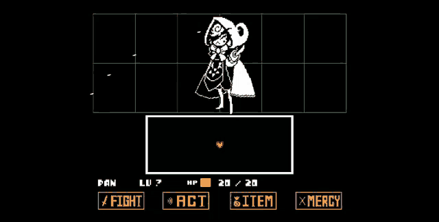 a screenshot of a video game with a character talking to another character and a heart in the middle .