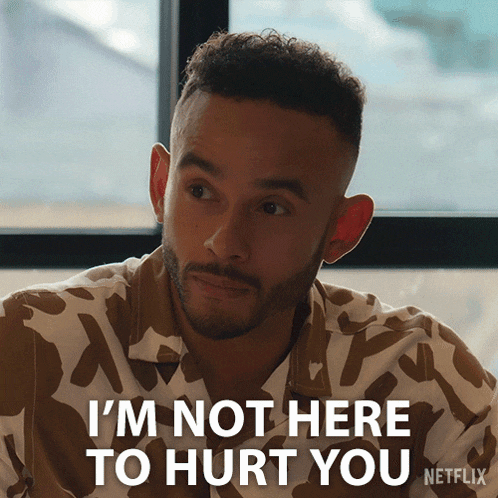 a man says i 'm not here to hurt you netflix