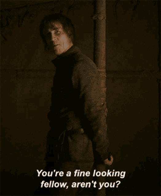 Youre Fine Looking Fellow Arent You Tobias Menzies GIF - Youre Fine Looking Fellow Arent You Tobias Menzies Smile GIFs