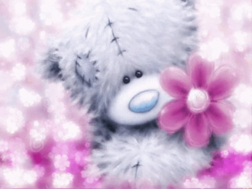 Tatty Teddy Flower GIF - Tatty Teddy Flower Sparkles GIFs