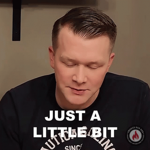 Just A Little Bit Brian Marlow GIF - Just A Little Bit Brian Marlow Smoked Reb Bbq GIFs