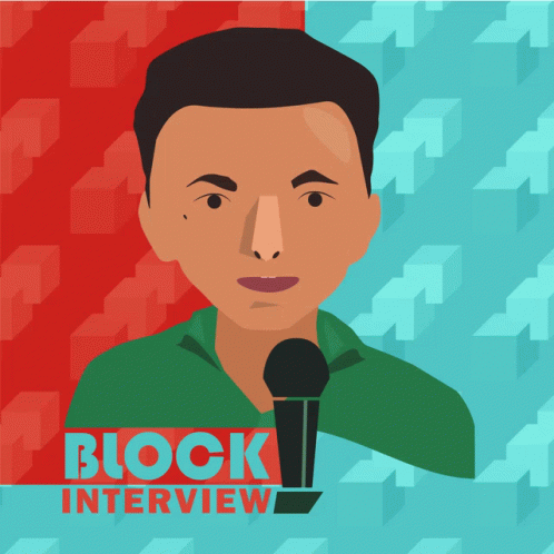 Blockchain Block Interview GIF - Blockchain Block Interview Podcast GIFs