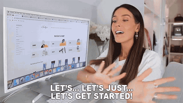 Lets Just Get Started Shea Whitney GIF - Lets Just Get Started Shea Whitney Fashion GIFs