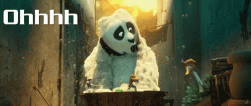 Ohhh Hey Dad GIF - Kung Fu Panda Kfp Snow GIFs