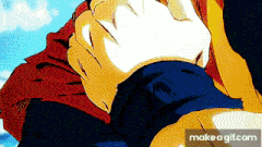 a close up of a person 's face with the words make a gif.com below